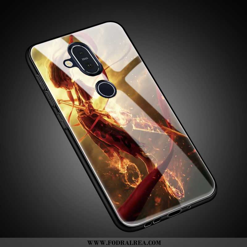 Skal Nokia 8.1 Vacker Fallskydd Mobil Telefon, Fodral Nokia 8.1 Trend Guld