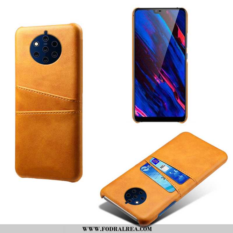 Skal Nokia 9 Pureview Läder Kvalitet Pu, Fodral Nokia 9 Pureview Mobil Telefon Fallskydd Grå