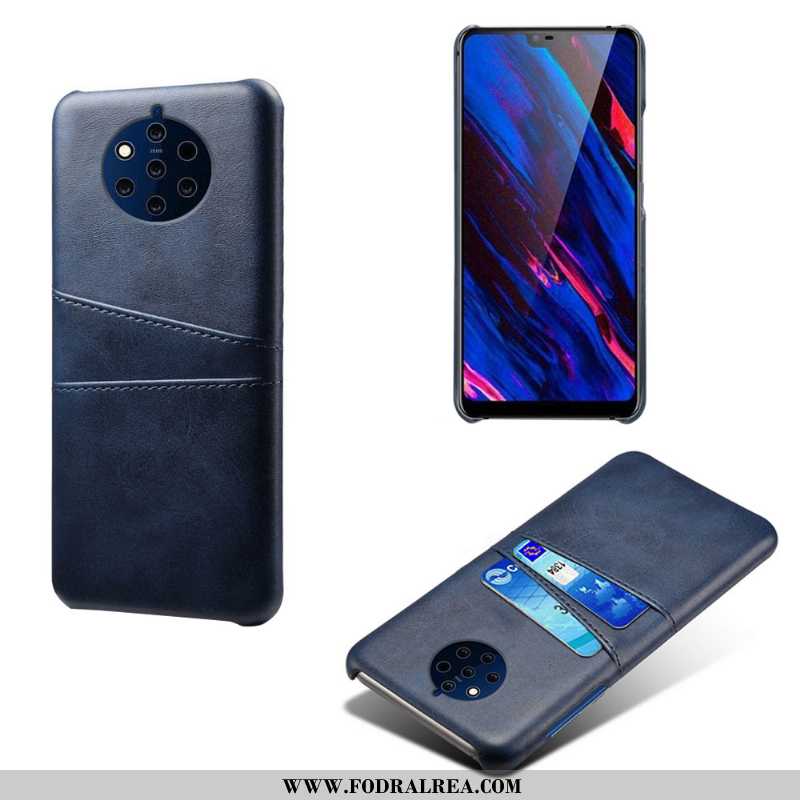 Skal Nokia 9 Pureview Läder Kvalitet Pu, Fodral Nokia 9 Pureview Mobil Telefon Fallskydd Grå