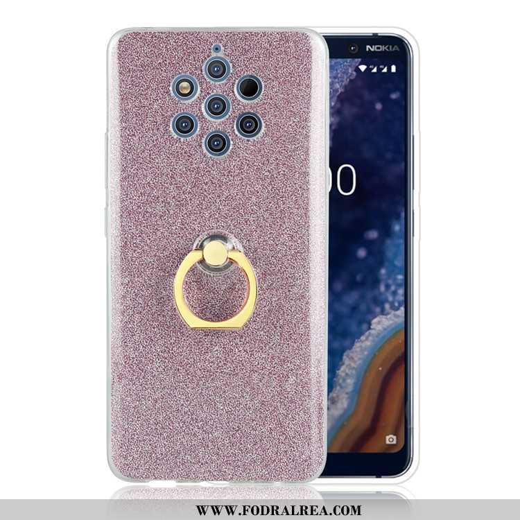 Skal Nokia 9 Pureview Mobil Telefon Ring, Fodral Nokia 9 Pureview Pulver Gul