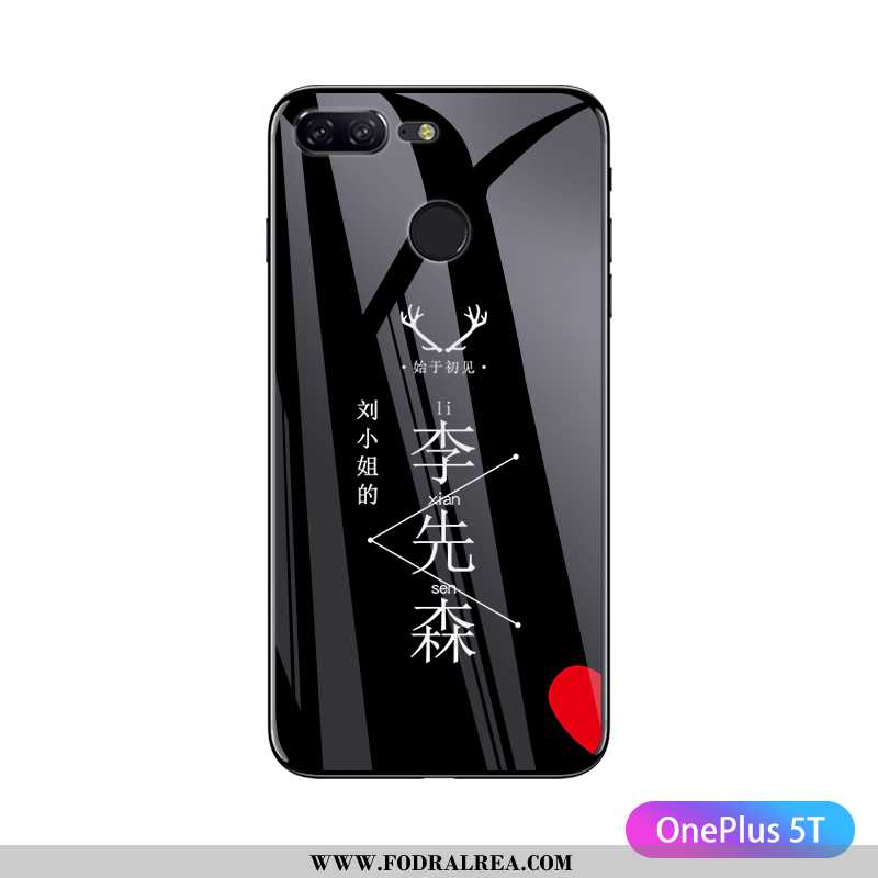 Skal Oneplus 5t Personlighet Tunn Glas, Fodral Oneplus 5t Super Net Red Röd