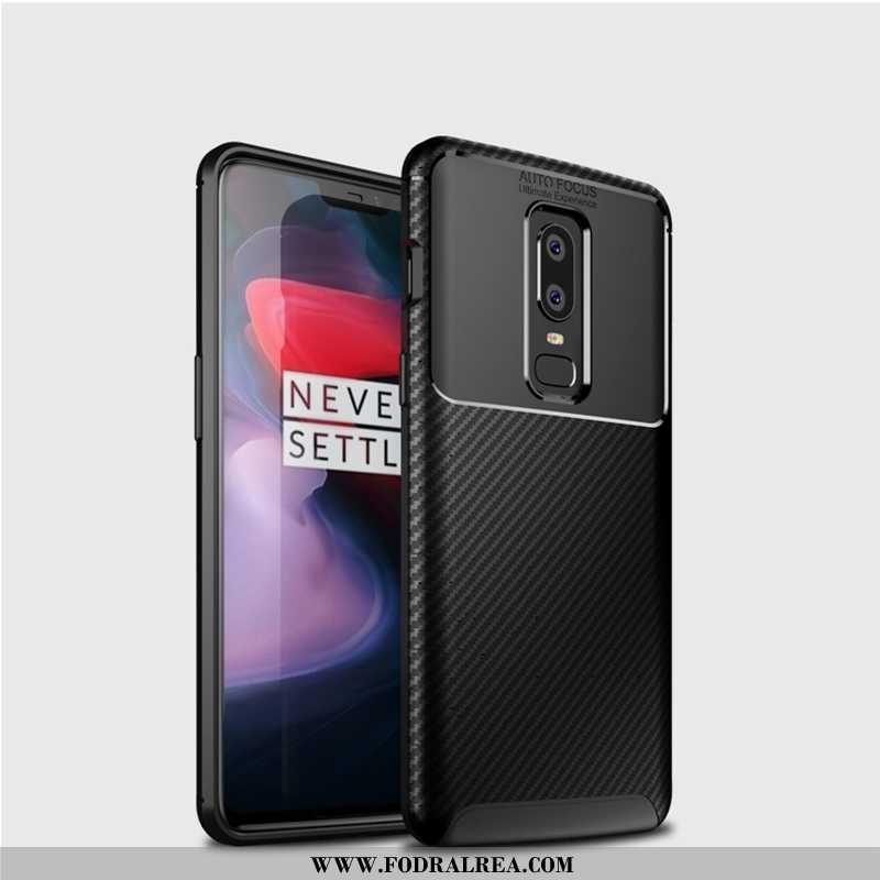 Skal Oneplus 6 Silikon All Inclusive Kreativa, Fodral Oneplus 6 Skydd Enkel Blå