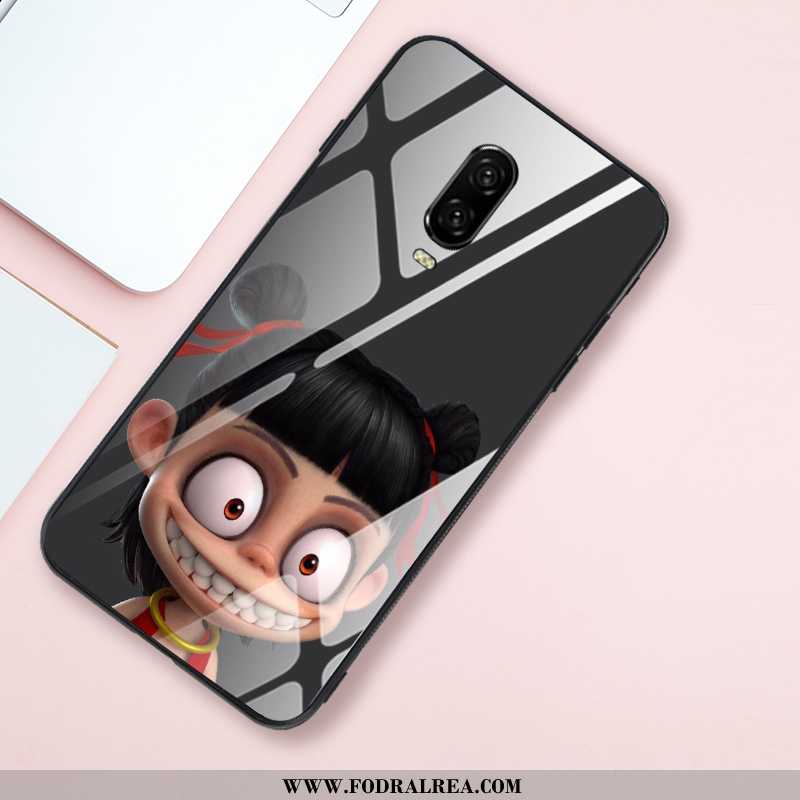 Skal Oneplus 6t Kreativa Personlighet Silikon, Fodral Oneplus 6t Trend Spegel Khaki