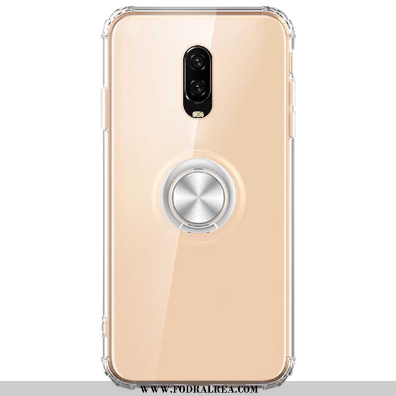 Skal Oneplus 6t Transparent Vit, Fodral Oneplus 6t Skärmskydd Film Vita