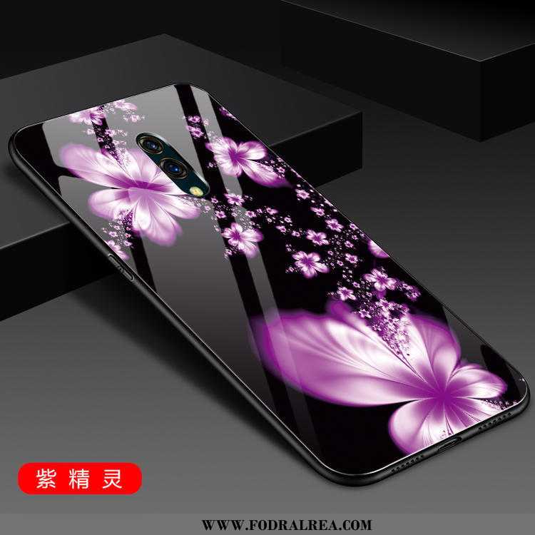 Skal Oneplus 7 Mode Support Kreativa, Fodral Oneplus 7 Hängsmycken Glas Svarta