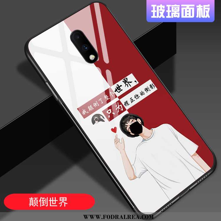 Skal Oneplus 7 Personlighet Net Red Mode, Fodral Oneplus 7 Trend Par Rosa