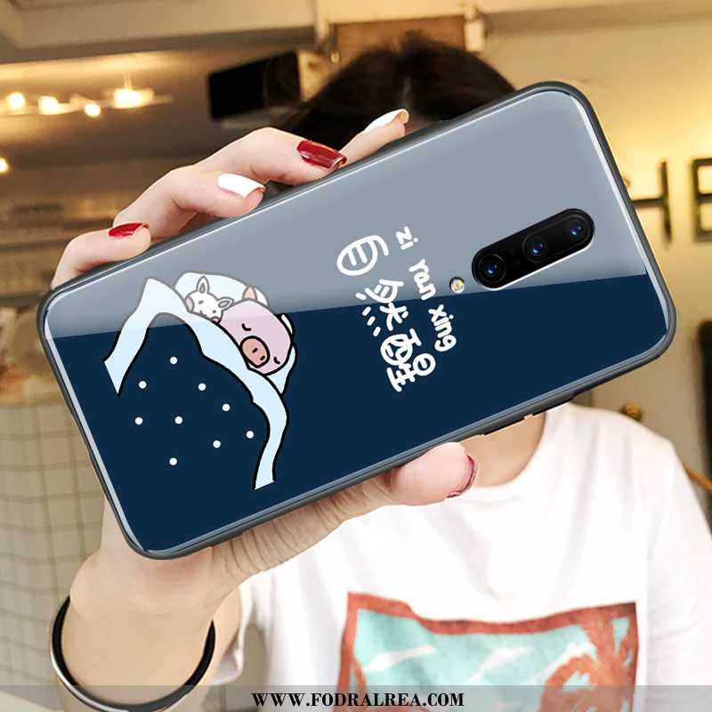 Skal Oneplus 7 Pro Kreativa Tunn Trend, Fodral Oneplus 7 Pro Tecknat Skydd Röd