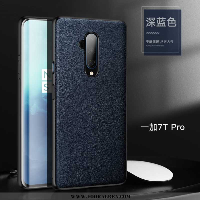 Skal Oneplus 7t Pro Läderfodral Mobil Telefon Enkel, Fodral Oneplus 7t Pro Personlighet Fallskydd Or