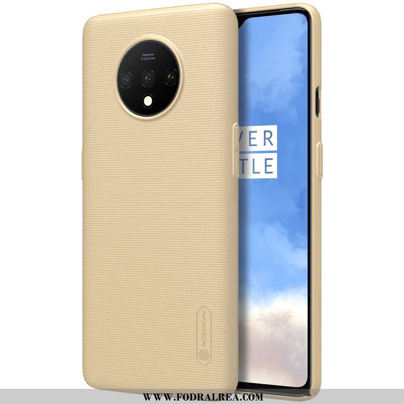 Skal Oneplus 7t Skydd All Inclusive Hård, Fodral Oneplus 7t Guld Mobil Telefon Blå