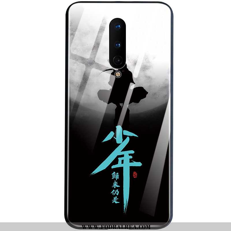 Skal Oneplus 8 Personlighet Silikon All Inclusive, Fodral Oneplus 8 Kreativa Hemming Svarta