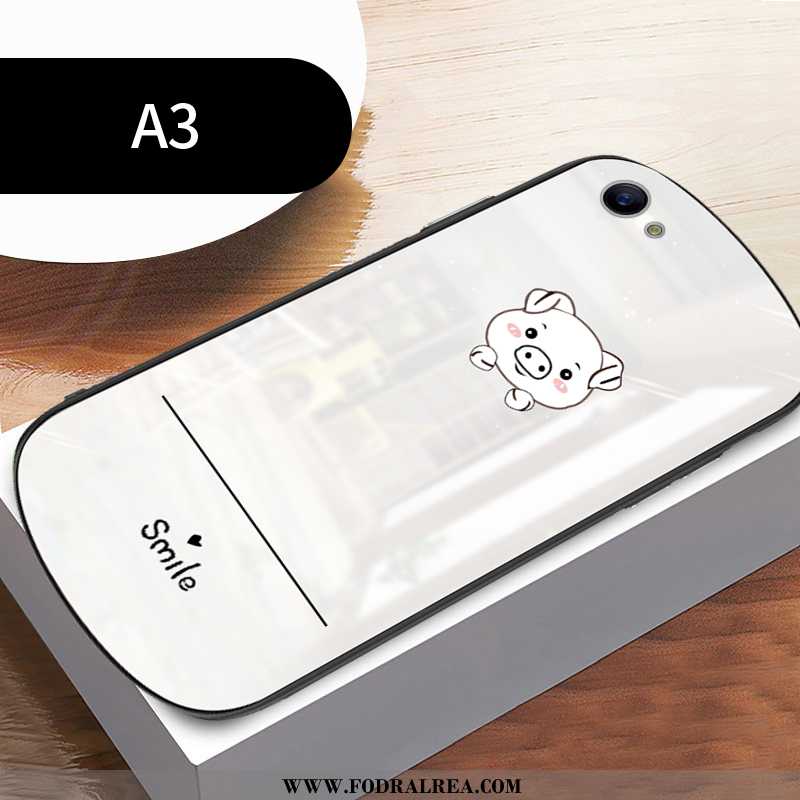 Skal Oppo A3 Kreativa Personlighet Vit, Fodral Oppo A3 Silikon Mobil Telefon Vita