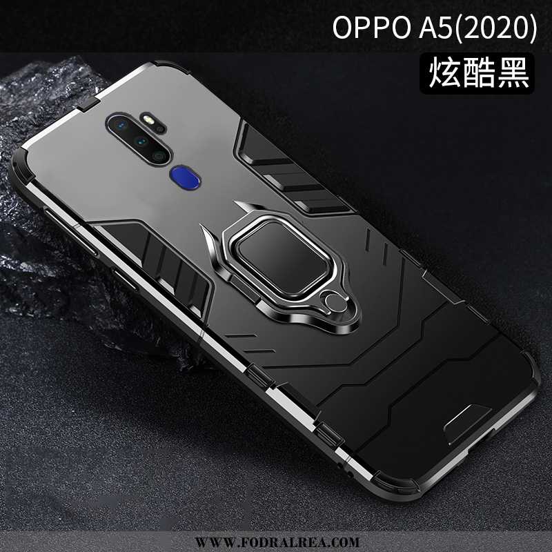 Skal Oppo A5 2020 Kreativa Armor, Fodral Oppo A5 2020 Skydd Svarta