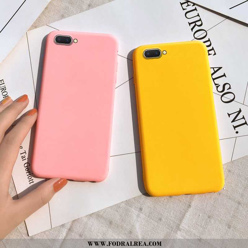 Skal Oppo A5 Mode Personlighet, Fodral Oppo A5 Nubuck All Inclusive Gul