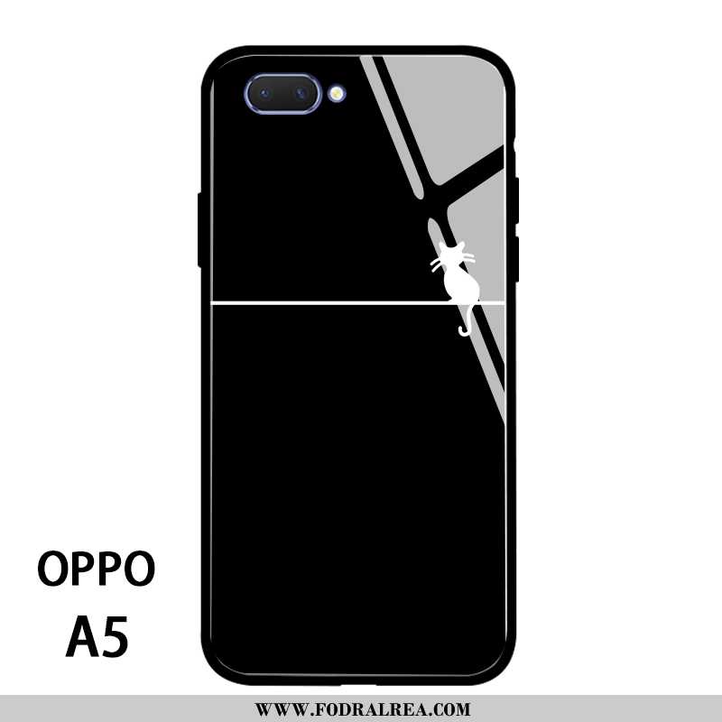 Skal Oppo A5 Silikon All Inclusive Fodral, Fodral Oppo A5 Skydd Net Red Vita