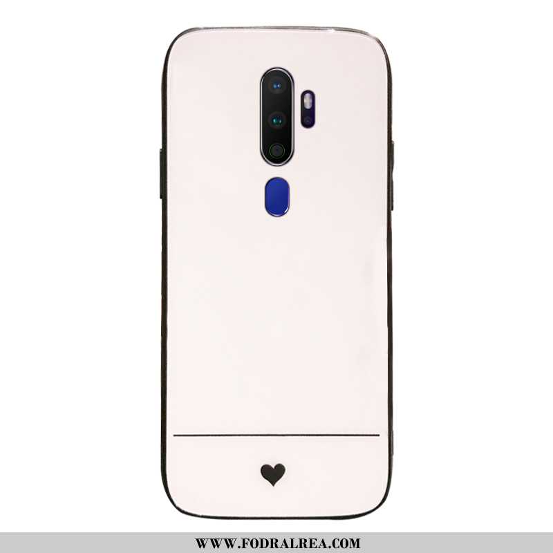 Skal Oppo A9 2020 Glas Kreativa Hård, Fodral Oppo A9 2020 Personlighet Vita