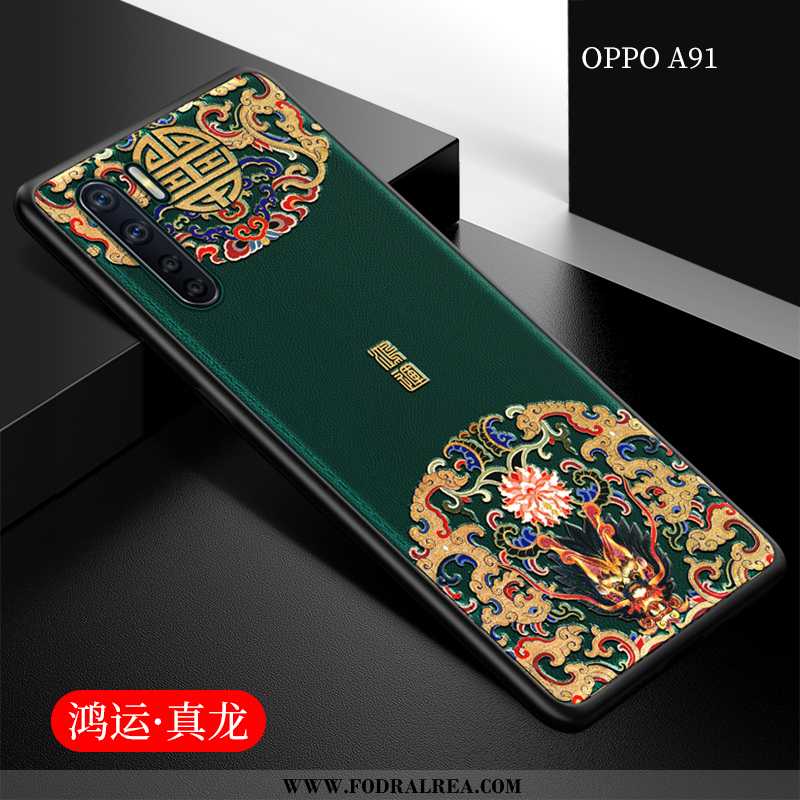 Skal Oppo A91 Mjuk Fodral All Inclusive, Oppo A91 Silikon Kinesisk Stil Svarta