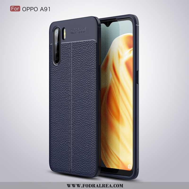 Skal Oppo A91 Mjuk Mobil Telefon Svart, Fodral Oppo A91 Silikon Svarta