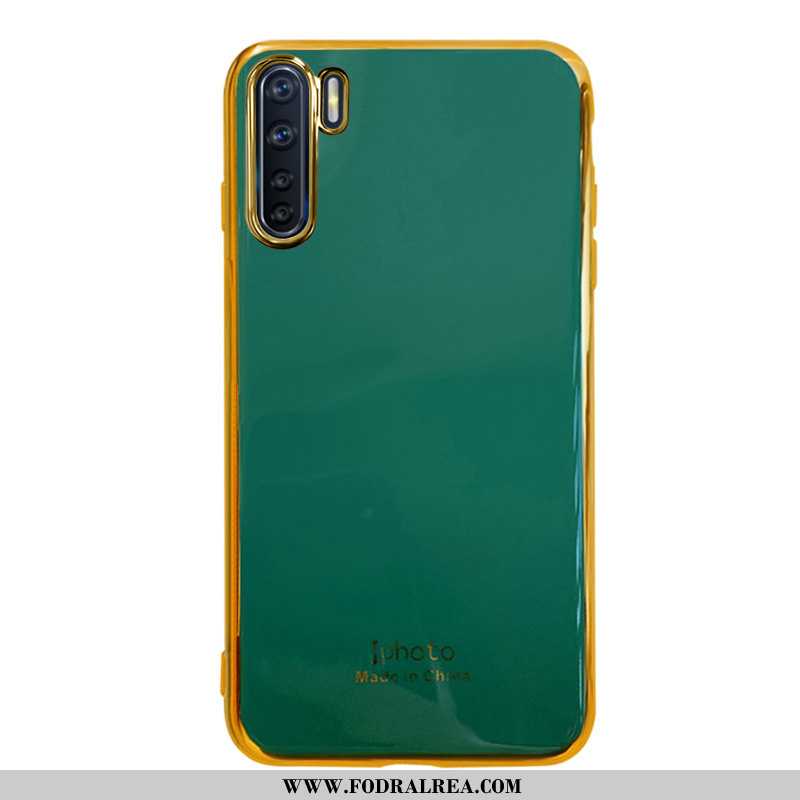 Skal Oppo A91 Mjuk Super Fallskydd, Fodral Oppo A91 Silikon Grön