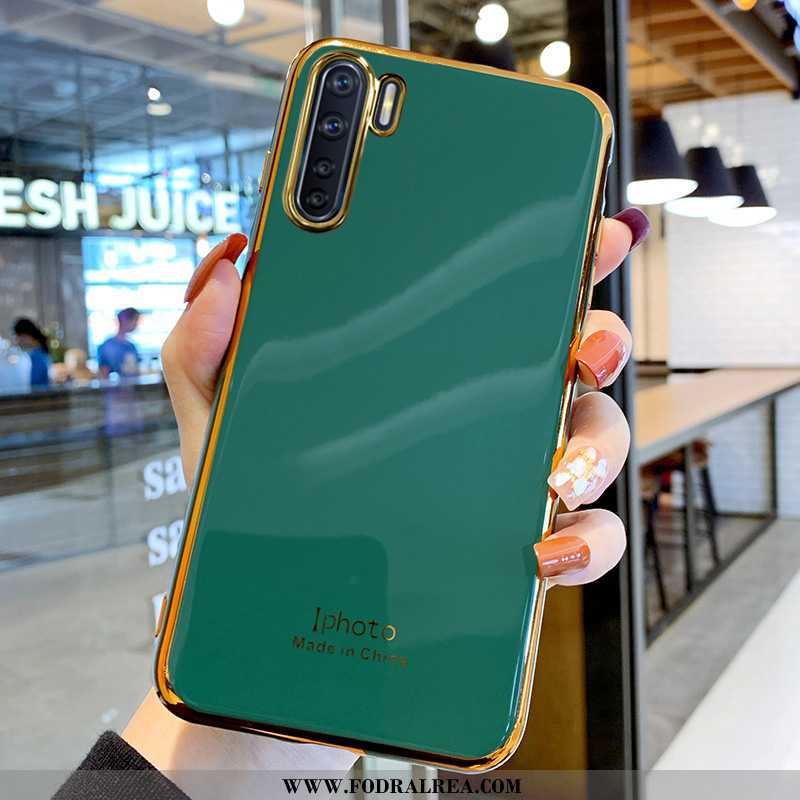 Skal Oppo A91 Mjuk Super Fallskydd, Fodral Oppo A91 Silikon Grön