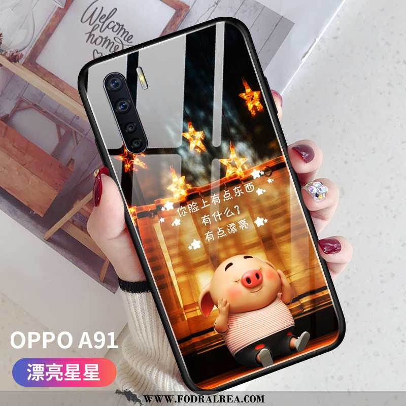 Skal Oppo A91 Silikon Rosa Fallskydd, Fodral Oppo A91 Skydd Liten