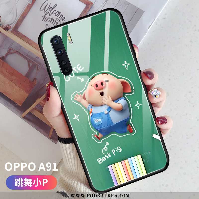 Skal Oppo A91 Silikon Rosa Fallskydd, Fodral Oppo A91 Skydd Liten