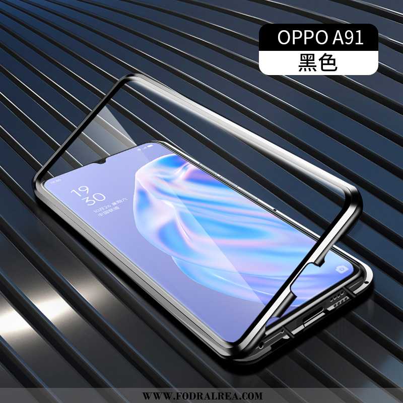 Skal Oppo A91 Skydd Fodral, Fodral Oppo A91 Glas Frame Grön