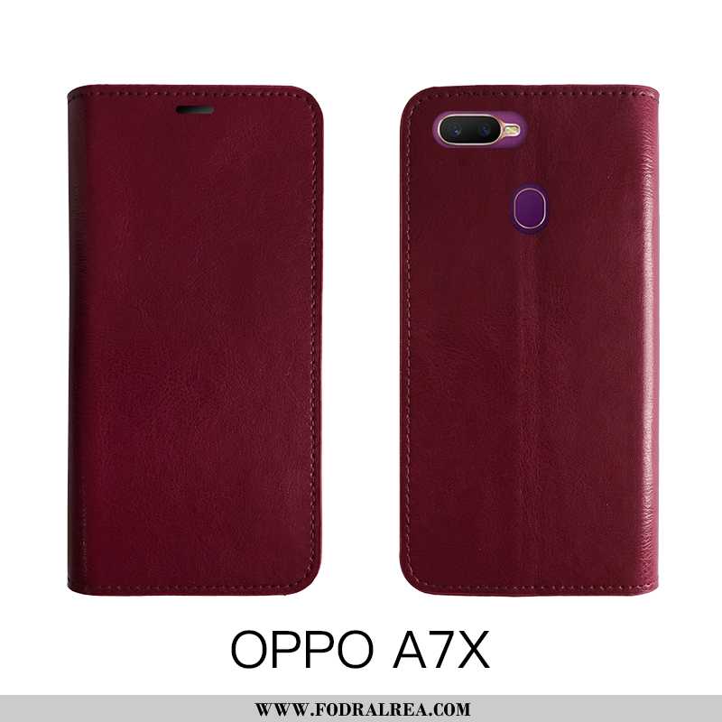 Skal Oppo Ax7 Mjuk Röd Täcka, Fodral Oppo Ax7 Silikon Business