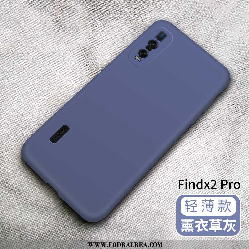 Skal Oppo Find X2 Pro Skydd Silikon Mobil Telefon, Fodral Oppo Find X2 Pro Nubuck Grön