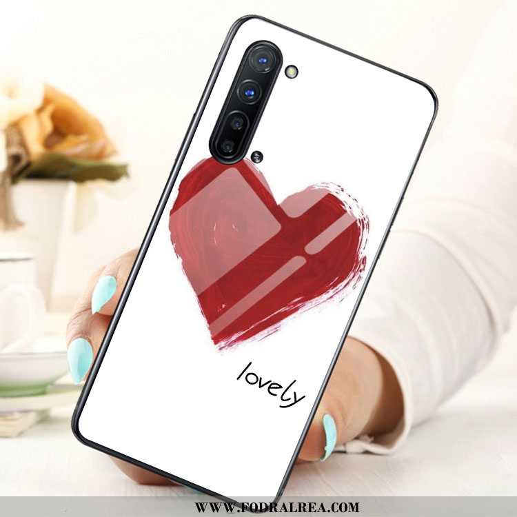 Skal Oppo Reno 3 Glas Mobil Telefon, Fodral Oppo Reno 3 Blå