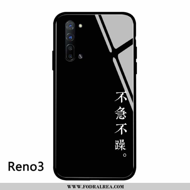 Skal Oppo Reno 3 Kreativa Fodral Skal, Oppo Reno 3 Skydd Fallskydd Svarta