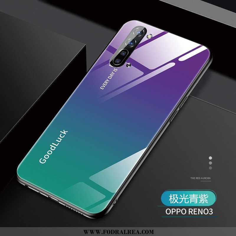 Skal Oppo Reno 3 Personlighet Par Enkel, Fodral Oppo Reno 3 Kreativa Lila