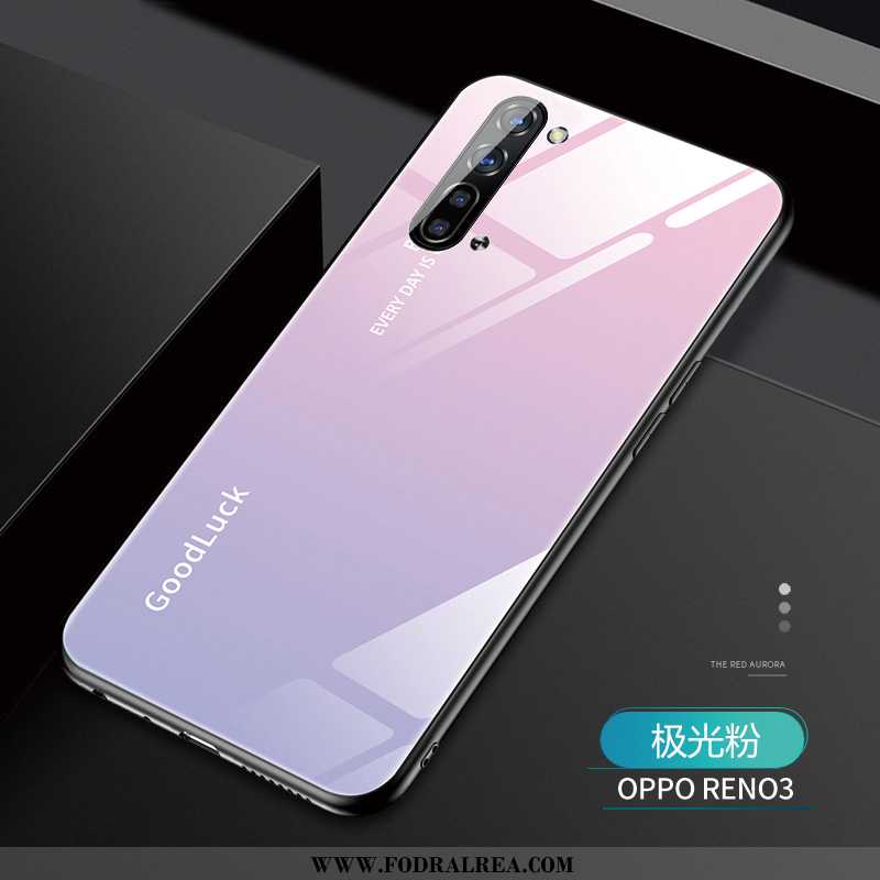 Skal Oppo Reno 3 Personlighet Par Enkel, Fodral Oppo Reno 3 Kreativa Lila