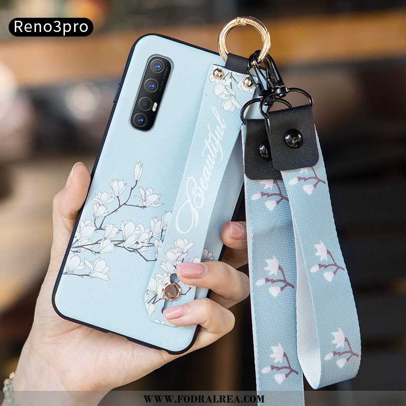 Skal Oppo Reno 3 Pro Personlighet Nubuck Fodral, Fodral Oppo Reno 3 Pro Kreativa Fallskydd Vita