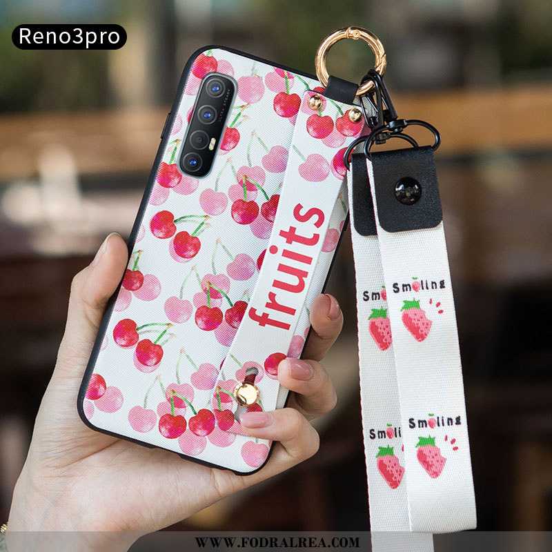 Skal Oppo Reno 3 Pro Personlighet Nubuck Fodral, Fodral Oppo Reno 3 Pro Kreativa Fallskydd Vita