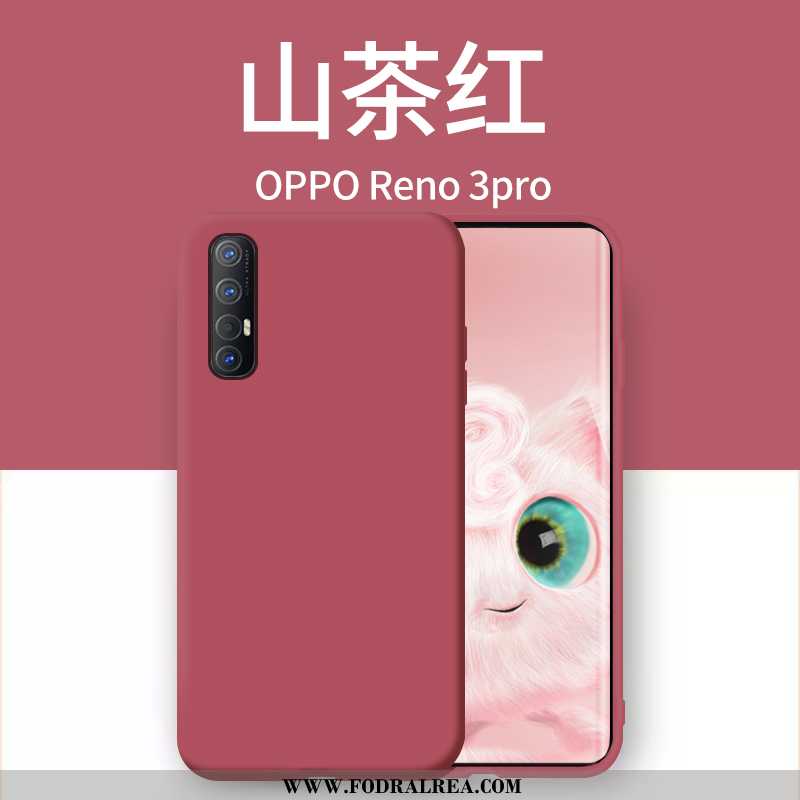 Skal Oppo Reno 3 Pro Silikon Ny Skal, Fodral Oppo Reno 3 Pro Kreativa Super Orange