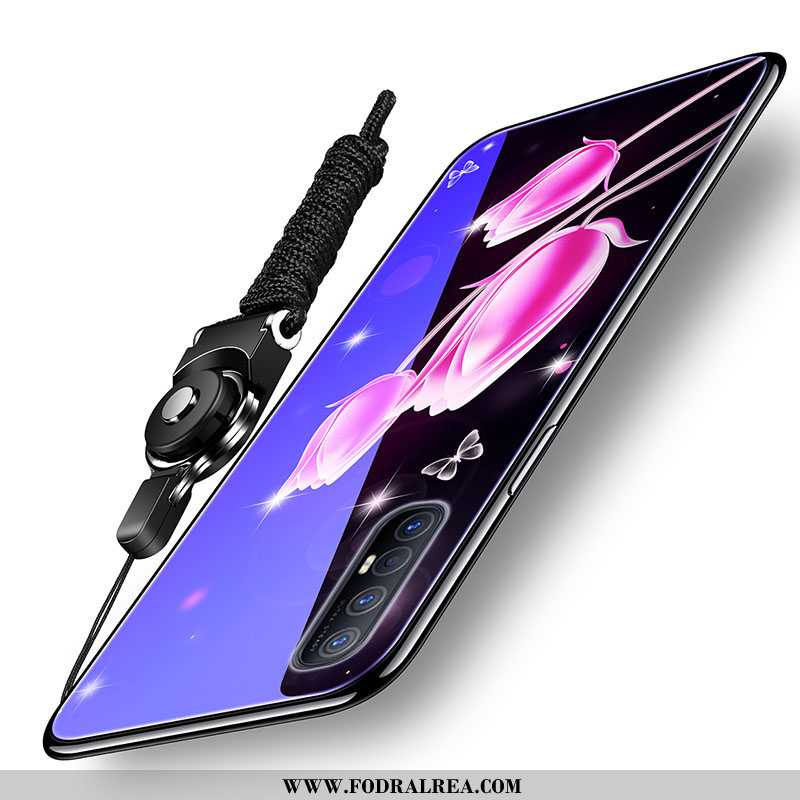 Skal Oppo Reno 3 Pro Skydd Fodral Mobil Telefon, Oppo Reno 3 Pro Glas Mode Lila