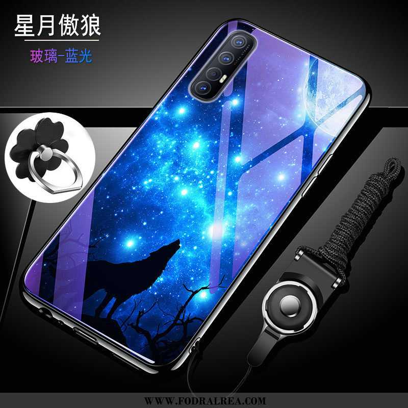 Skal Oppo Reno 3 Pro Skydd Fodral Mobil Telefon, Oppo Reno 3 Pro Glas Mode Lila