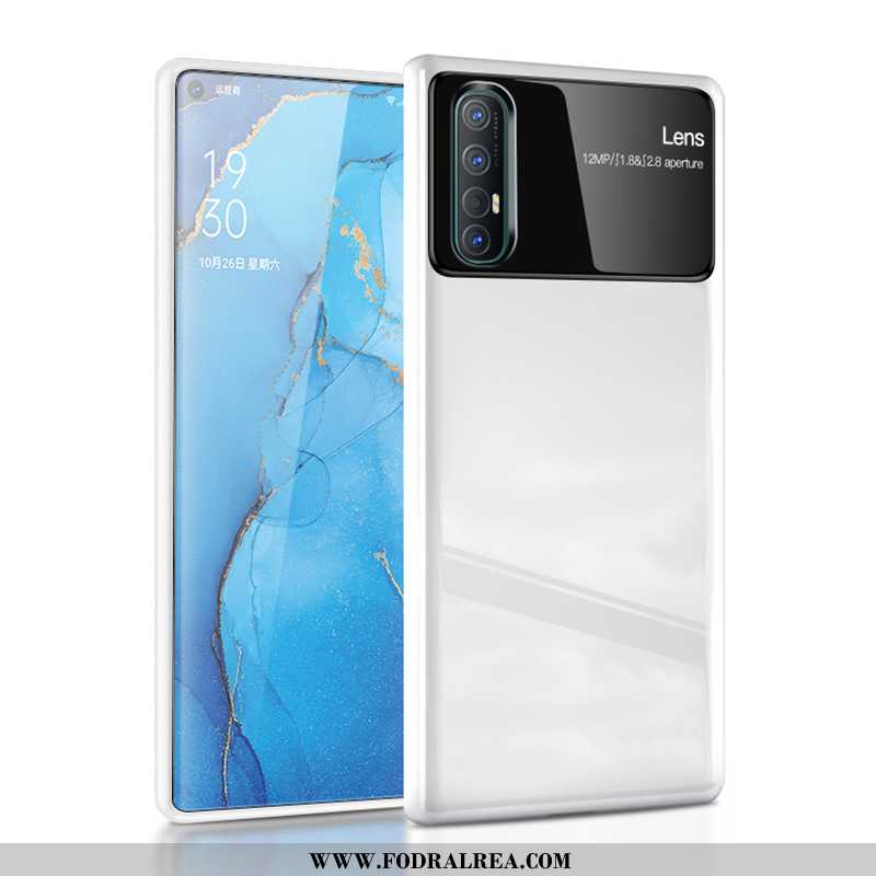 Skal Oppo Reno 3 Pro Skydd Super All Inclusive, Fodral Oppo Reno 3 Pro Glas Enkel Vita