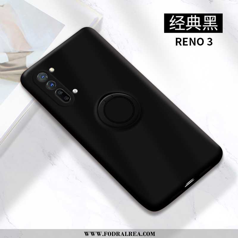 Skal Oppo Reno 3 Silikon All Inclusive Mobil Telefon, Fodral Oppo Reno 3 Skydd Trend Grön