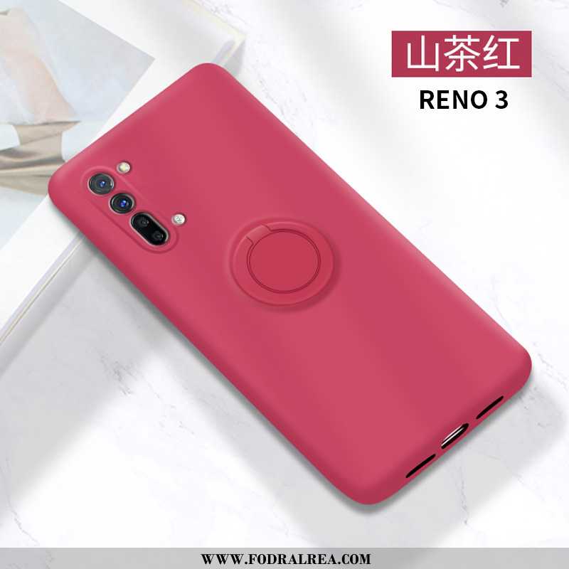 Skal Oppo Reno 3 Silikon All Inclusive Mobil Telefon, Fodral Oppo Reno 3 Skydd Trend Grön