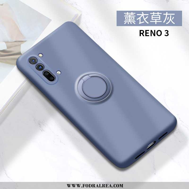 Skal Oppo Reno 3 Silikon All Inclusive Mobil Telefon, Fodral Oppo Reno 3 Skydd Trend Grön