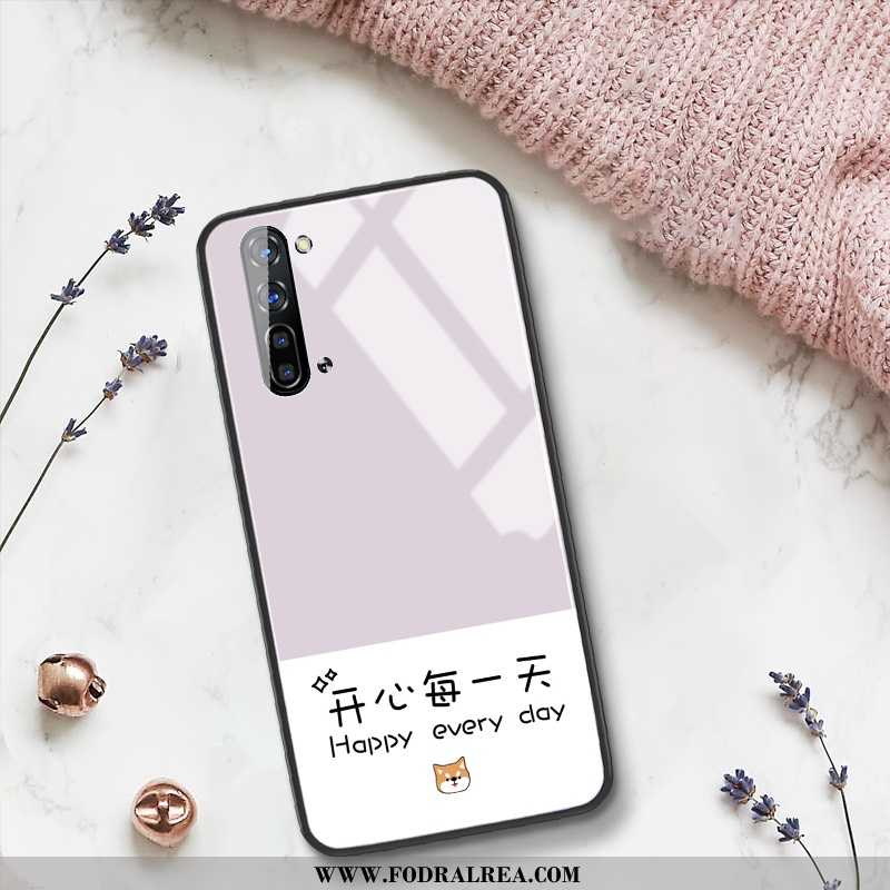 Skal Oppo Reno 3 Skydd Fodral Rosa, Oppo Reno 3 Glas Fallskydd Rosa