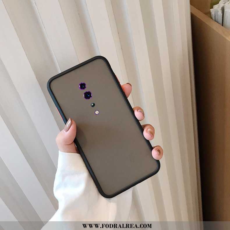 Skal Oppo Reno Z Silikon Nubuck Fallskydd, Fodral Oppo Reno Z Skydd Trend Röd