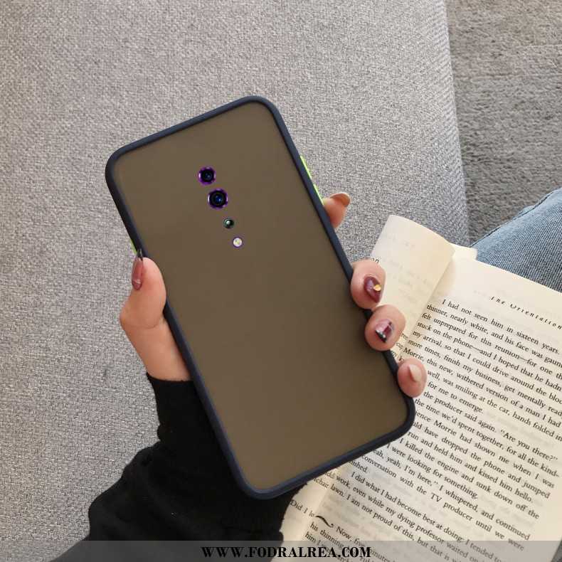 Skal Oppo Reno Z Silikon Nubuck Fallskydd, Fodral Oppo Reno Z Skydd Trend Röd