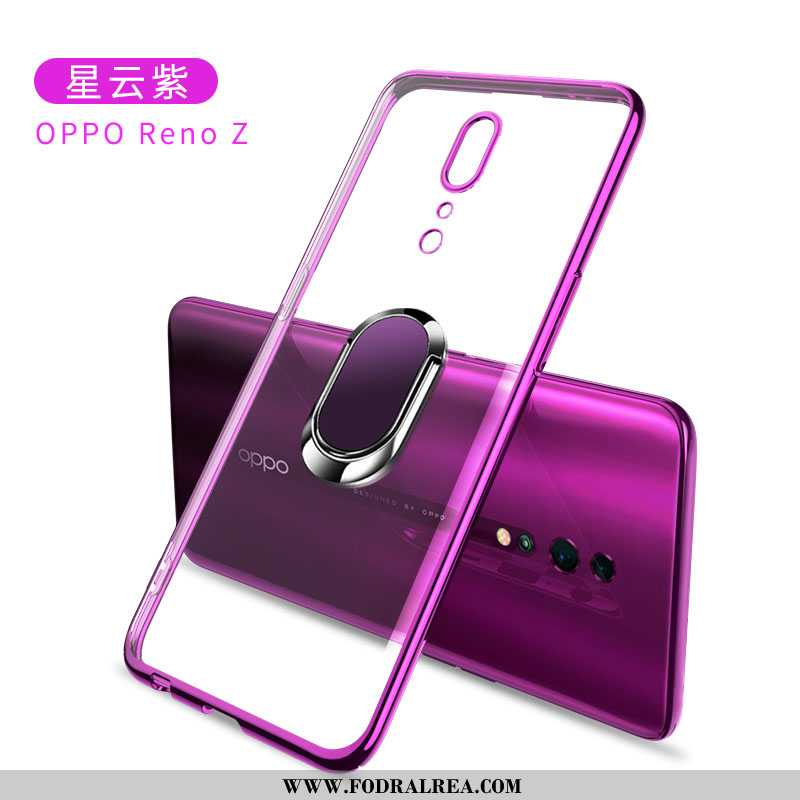 Skal Oppo Reno Z Silikon Super Kreativa, Fodral Oppo Reno Z Skydd Transparent Guld