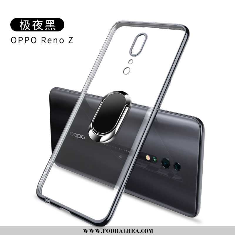 Skal Oppo Reno Z Silikon Super Kreativa, Fodral Oppo Reno Z Skydd Transparent Guld