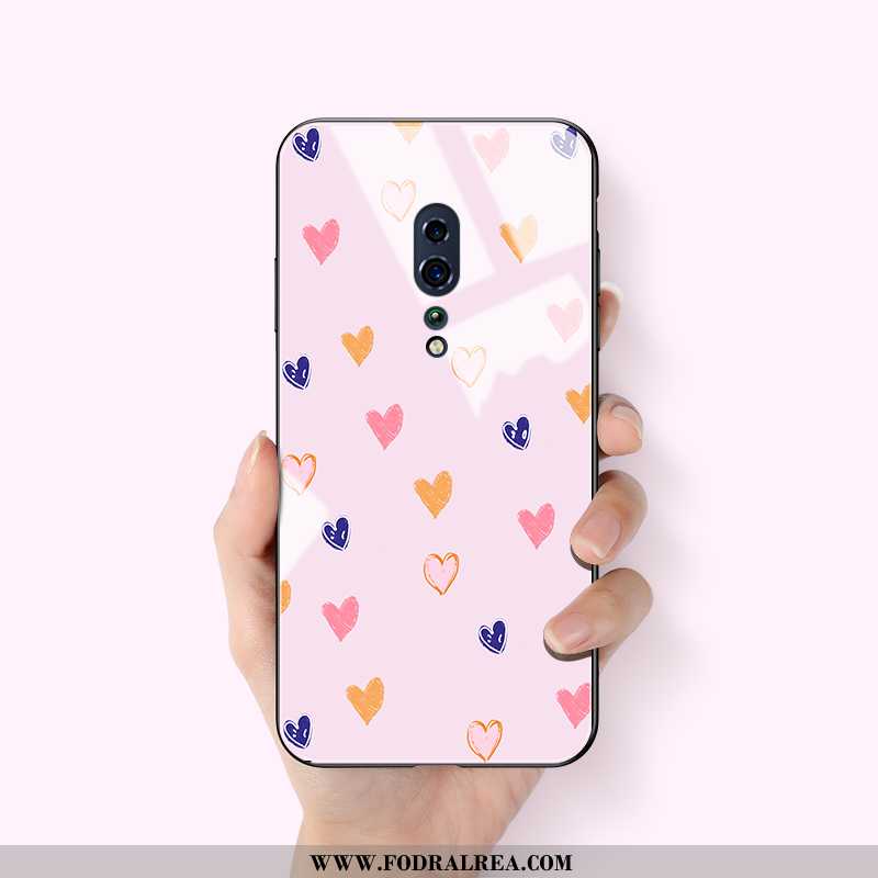 Skal Oppo Reno Z Super Net Red Silikon, Fodral Oppo Reno Z Tunn Mjuk Rosa