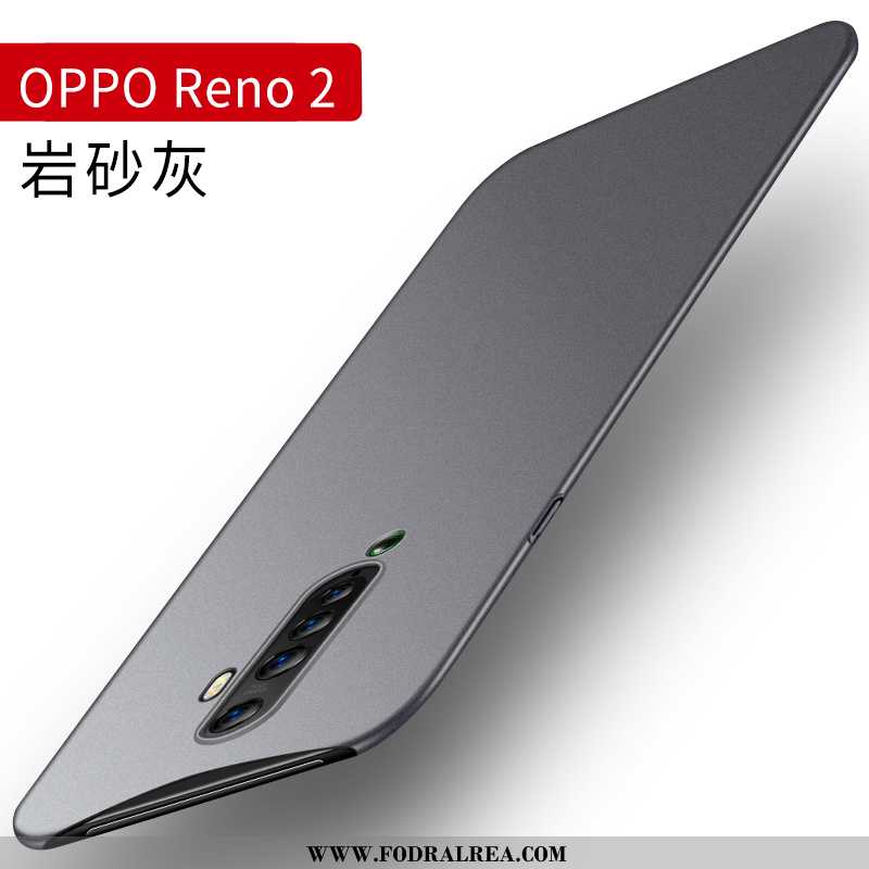 Skal Oppo Reno2 Super Grå Fodral, Fodral Oppo Reno2 Tunn Hård