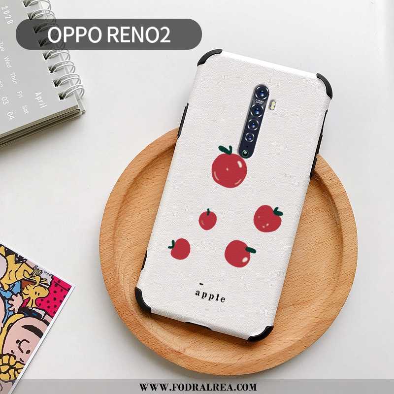 Skal Oppo Reno2 Vacker Mobil Telefon Skydd, Fodral Oppo Reno2 Mönster Tecknat Vita