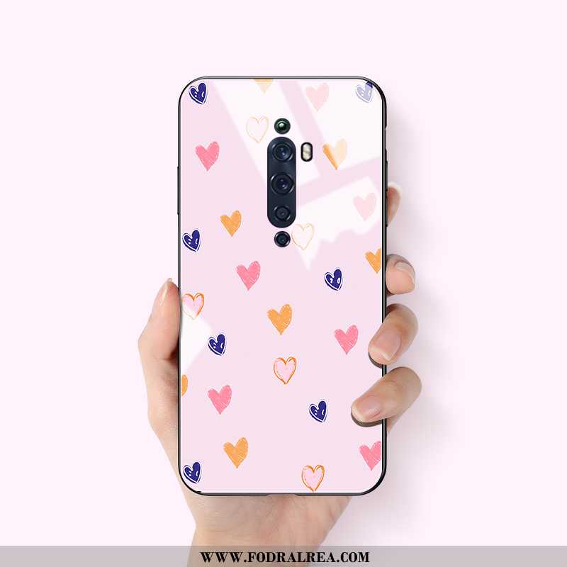 Skal Oppo Reno2 Z Tunn Silikon Rosa, Fodral Oppo Reno2 Z Mjuk Personlighet Rosa